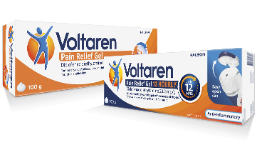 Voltaren Pain Relief Gel (formerly Emulgel) and Voltaren Pain Relief Gel 12 Hourly (formerly Osteo Gel 12 Hourly)) 