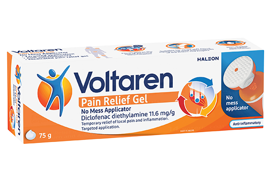 Packshot Voltaren Pain Relief Gel with No Mess Applicator